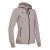 Lyre Full Zip Hooded Jacket W GRY XS Hettejakke i bomullsmiks til dame 