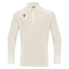 Hutton Shirt LS Teknisk langarmet poloskjorte