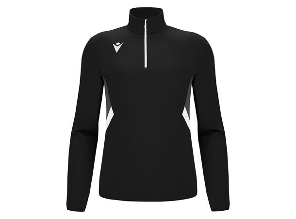 Piave 1/4 Zip Top BLK/WHT 3XS Teknisk treningsgenser - Unisex 