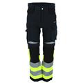 Bismuth Roofpant Black Beauty KL.1  64 Arbeidsbukse med 4-veis stretch - Unisex
